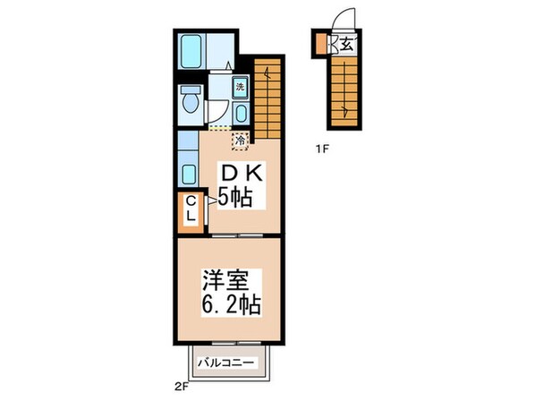 フルールふじさわ台の物件間取画像